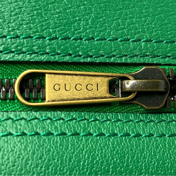 GUCCI x Adidas Green Logo Duffle Bag 727558 Collaboration Collector Strap Zip - Picture 8 of 16